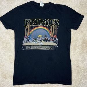 Primus Summer/Fall 2018 Concert Tour T-Shirt Small Short Sleeve Desaturating 7
